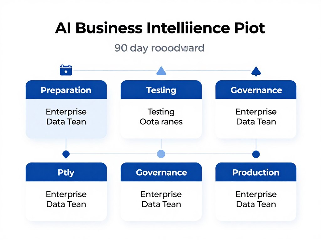 90-day AI business intelligence pilot roadmap