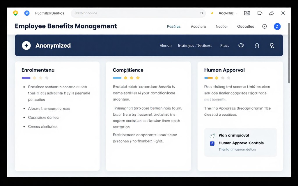 AI analytics supporting employee benefits decisions and enrollment