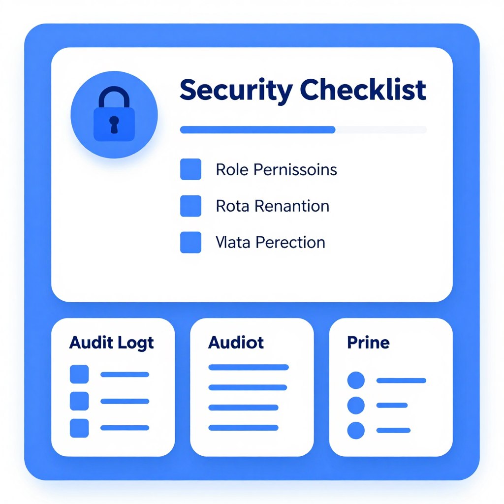 AI customer support privacy and security governance checklist