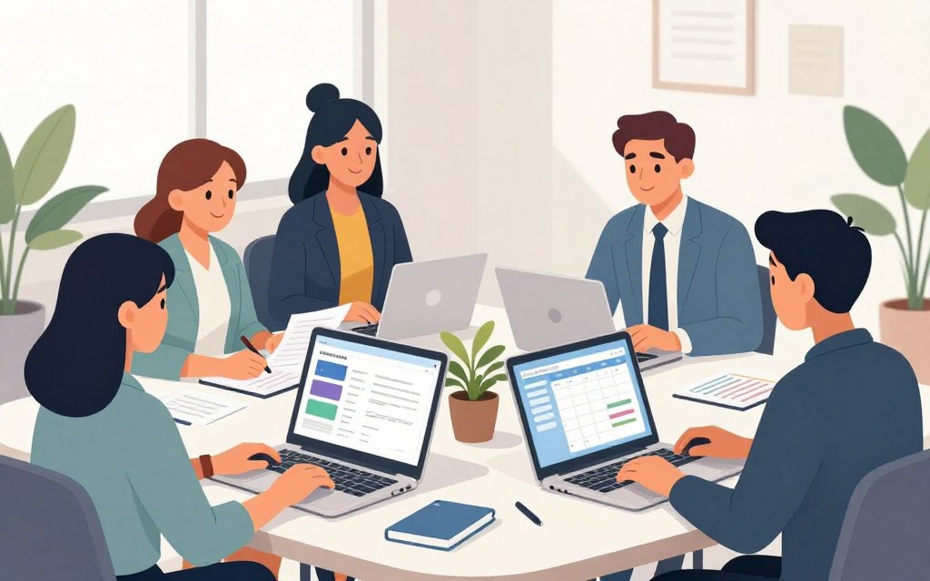 AI productivity agents helping a small business team automate daily tasks