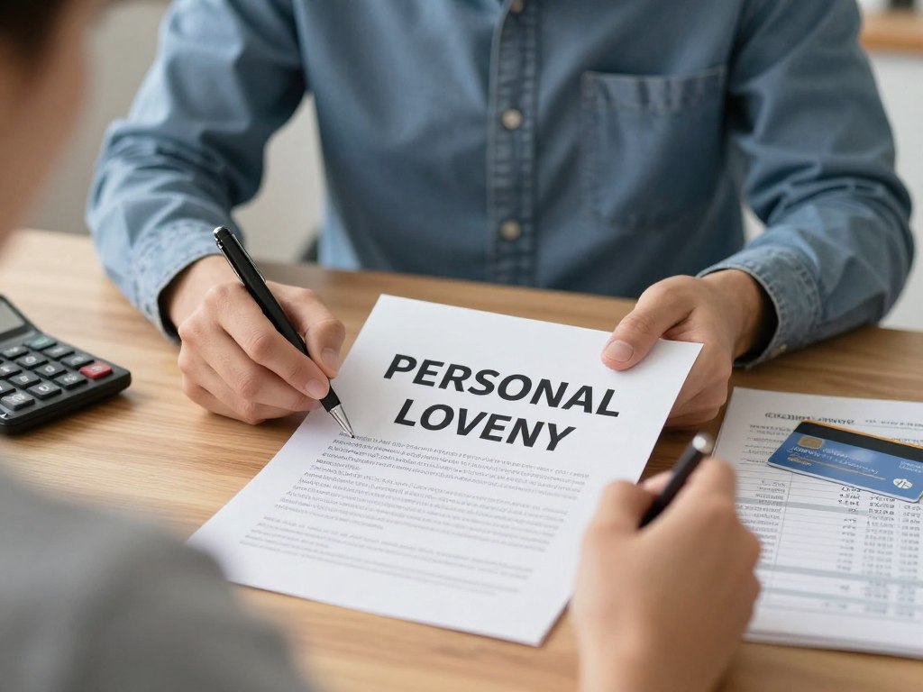 Borrower reviewing a debt consolidation loan offer