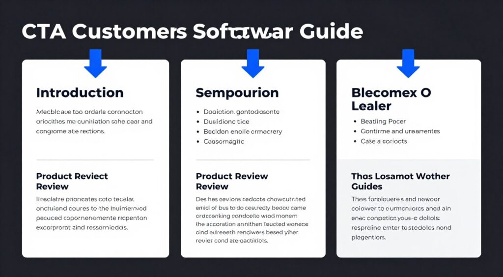 CTA placement pattern across AI customer service comparison pages