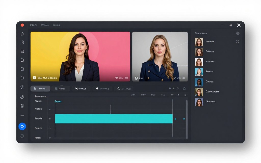 ChatCut style AI video editor for vertical social clips