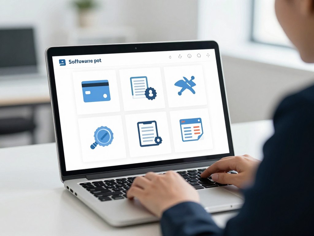 Finance manager reviewing quick picks for expense management platforms