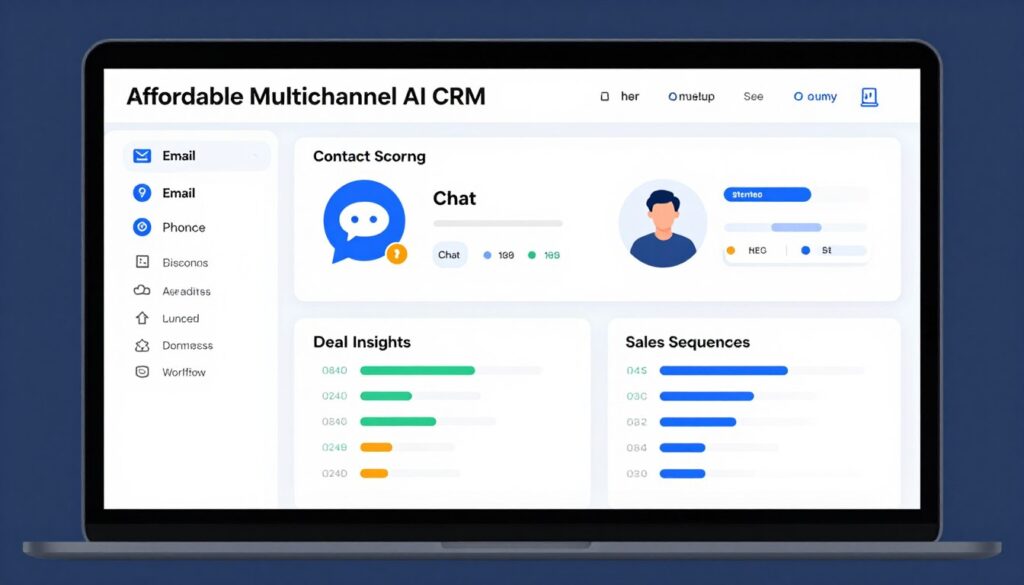 Freshsales AI CRM with email phone chat and contact scoring