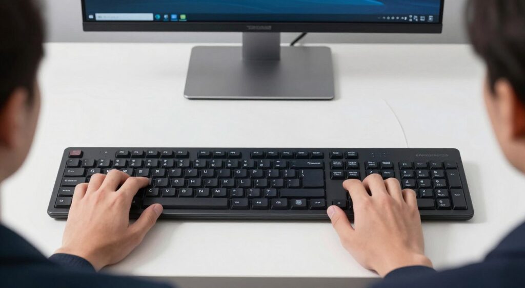 Kinesis Advantage360 wireless desk setup