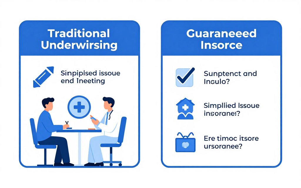 No medical exam and guaranteed issue insurance explanation