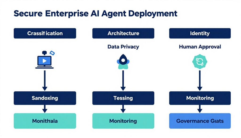 Secure enterprise agent deployment roadmap with governance gates Secure enterprise agent deployment roadmap with governance gates