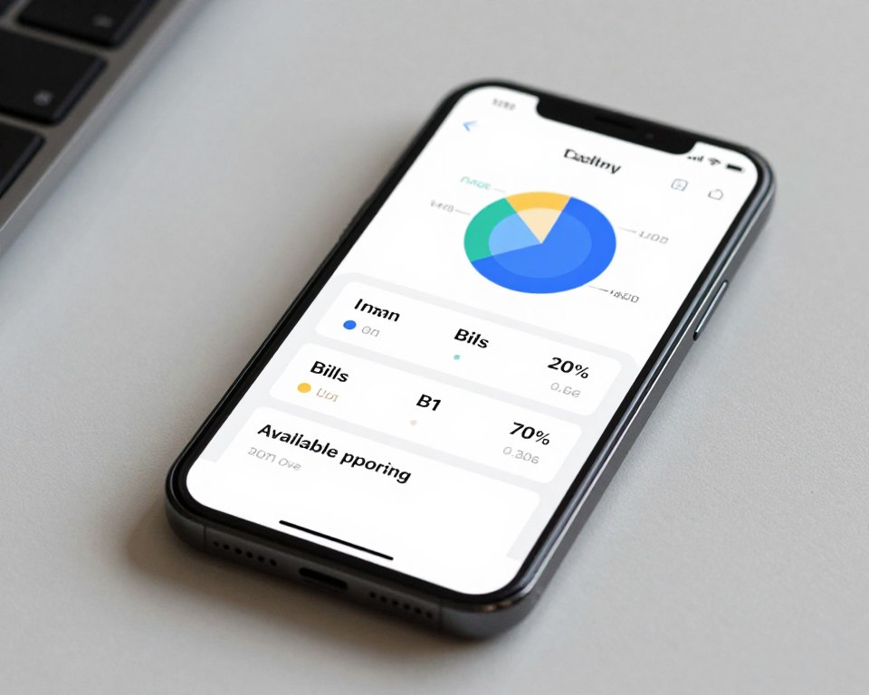 Simple cash flow dashboard for bills expenses and available spending