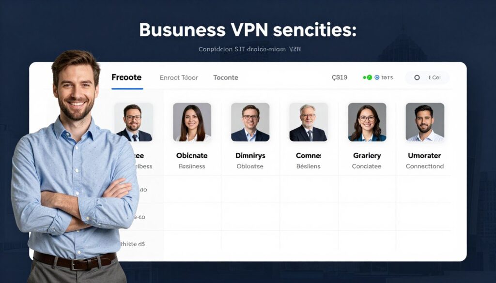 US remote team choosing the best business VPN
