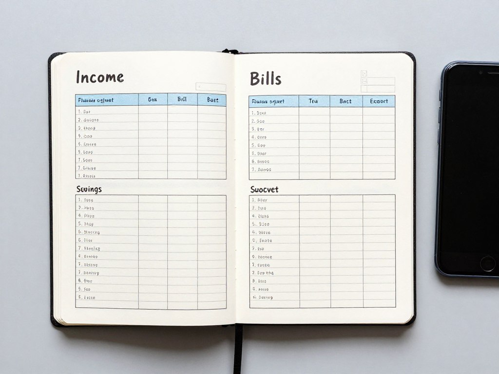 Zero-based budgeting plan with every dollar assigned to a category