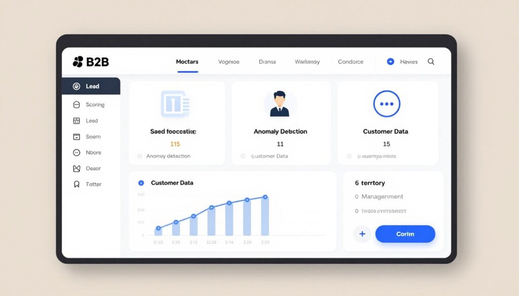 Zoho CRM AI lead scoring and customer data view
