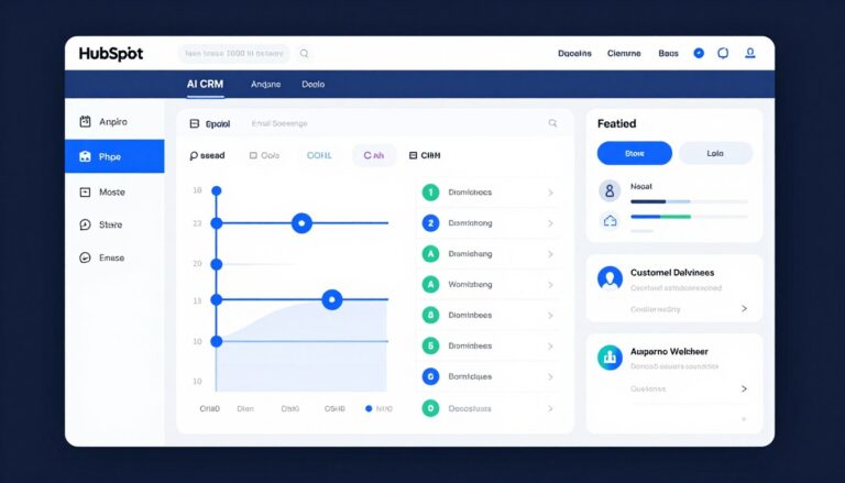 best AI CRM software HubSpot sales dashboard for small business