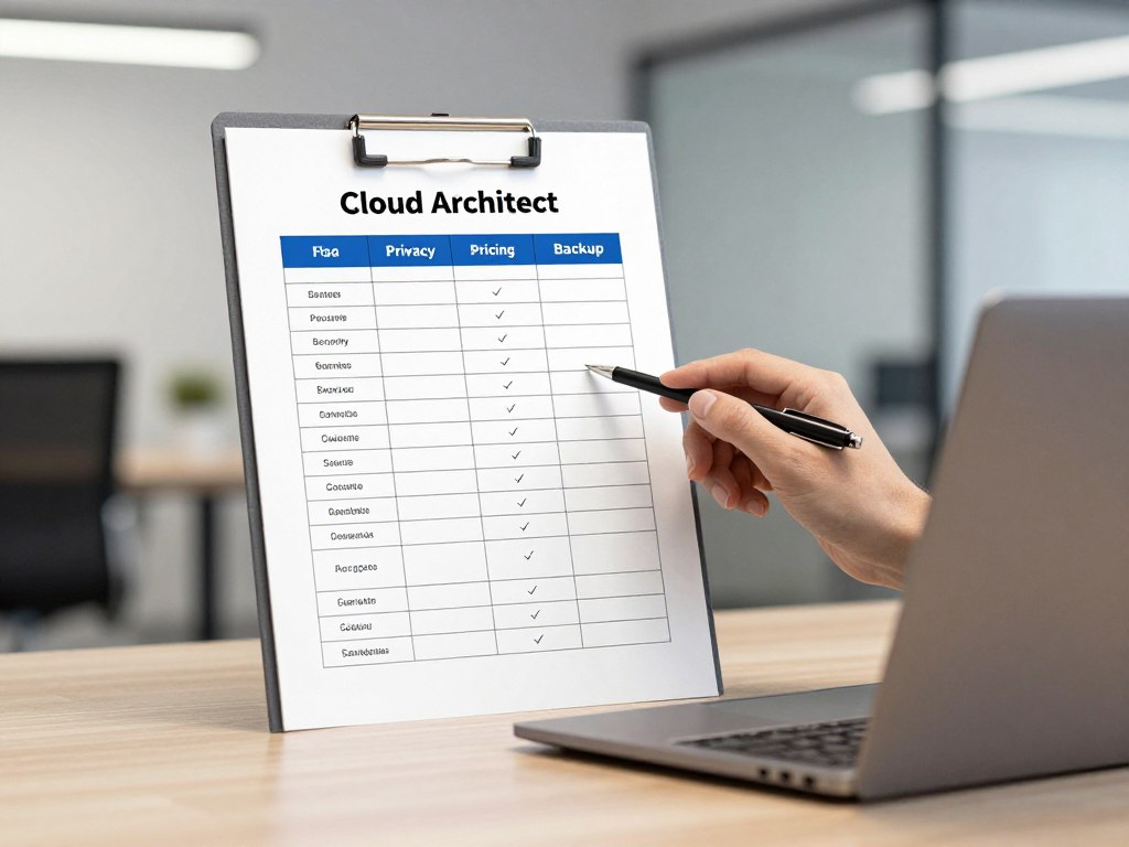 business cloud storage security evaluation checklist