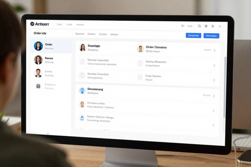 ecommerce AI support tool answering order status questions