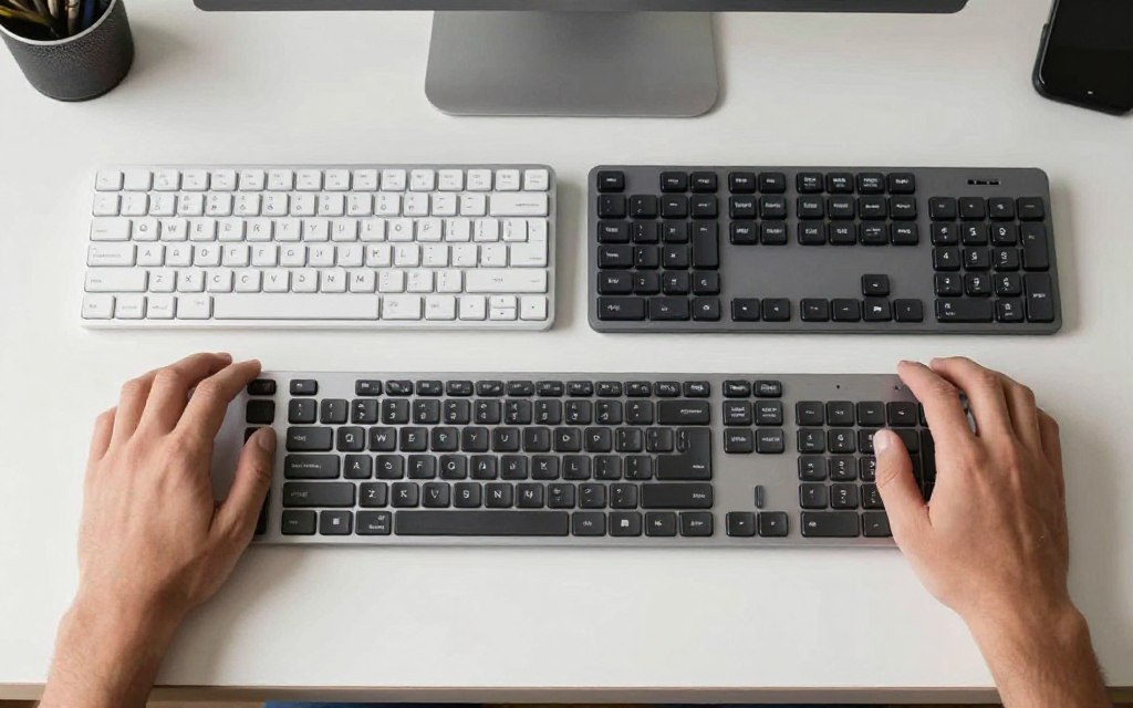 ergonomic keyboard spacing between two halves