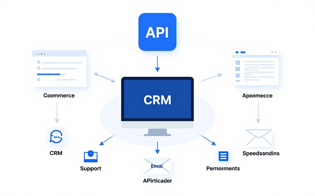 low-code AI agent connecting Shopify HubSpot Salesforce and productivity tools