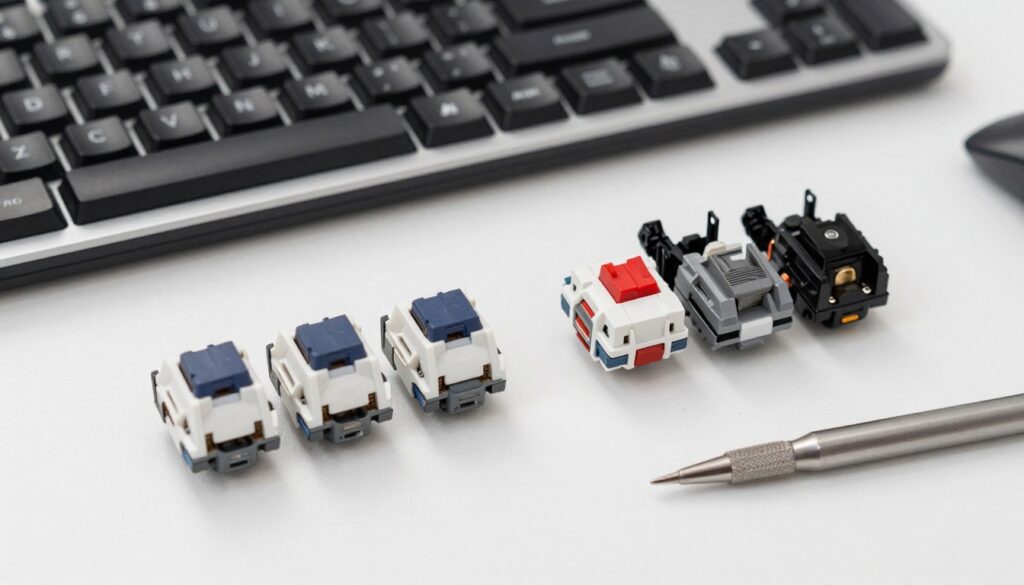 mechanical and membrane keyboard switches comparison