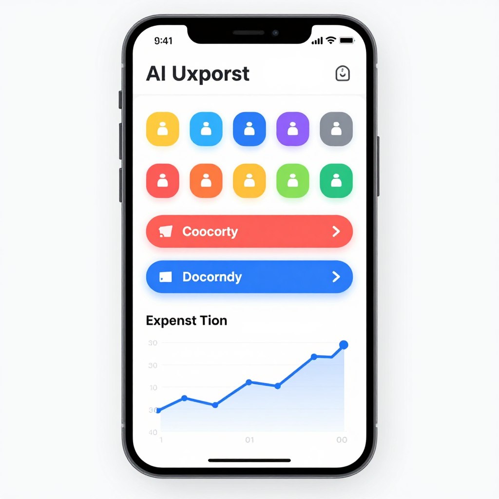 mobile AI expense tracking interface