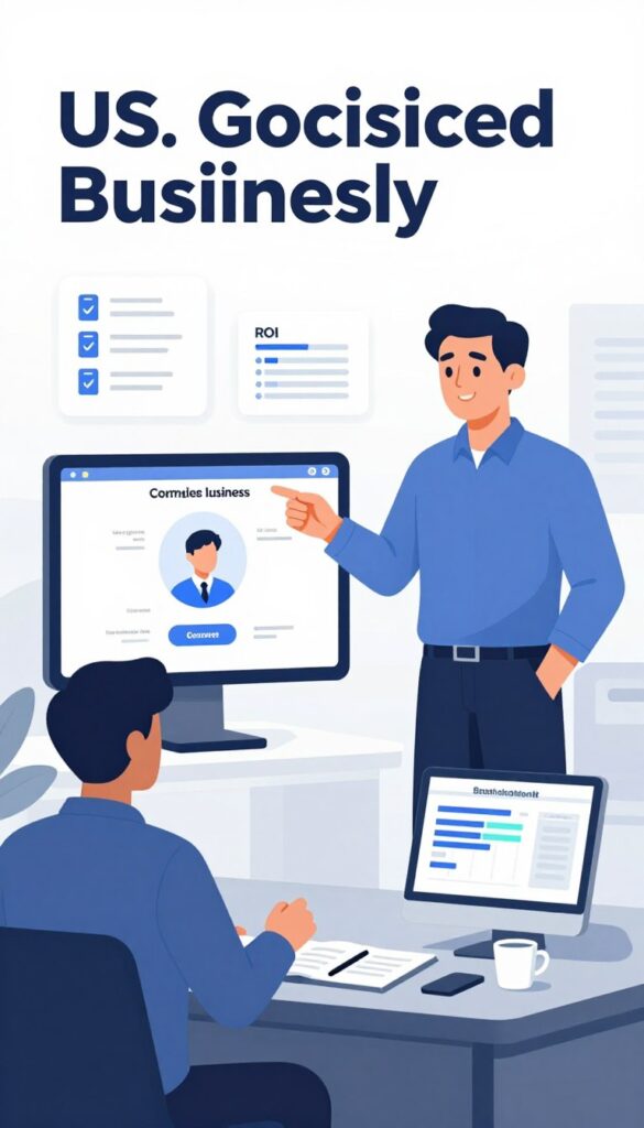 small business owner securely deploying an AI agent with human approval and ROI monitoring